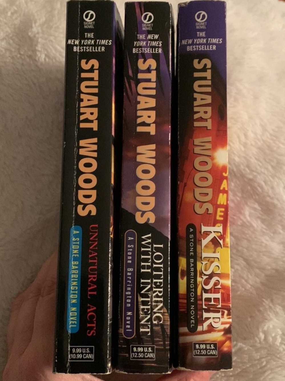 SALE!! Stuart Woods set of 3 thriller books